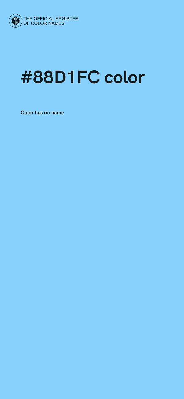 #88D1FC color image