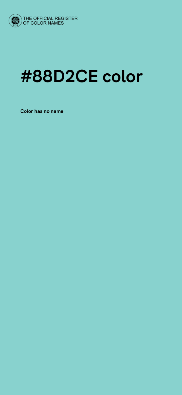 #88D2CE color image