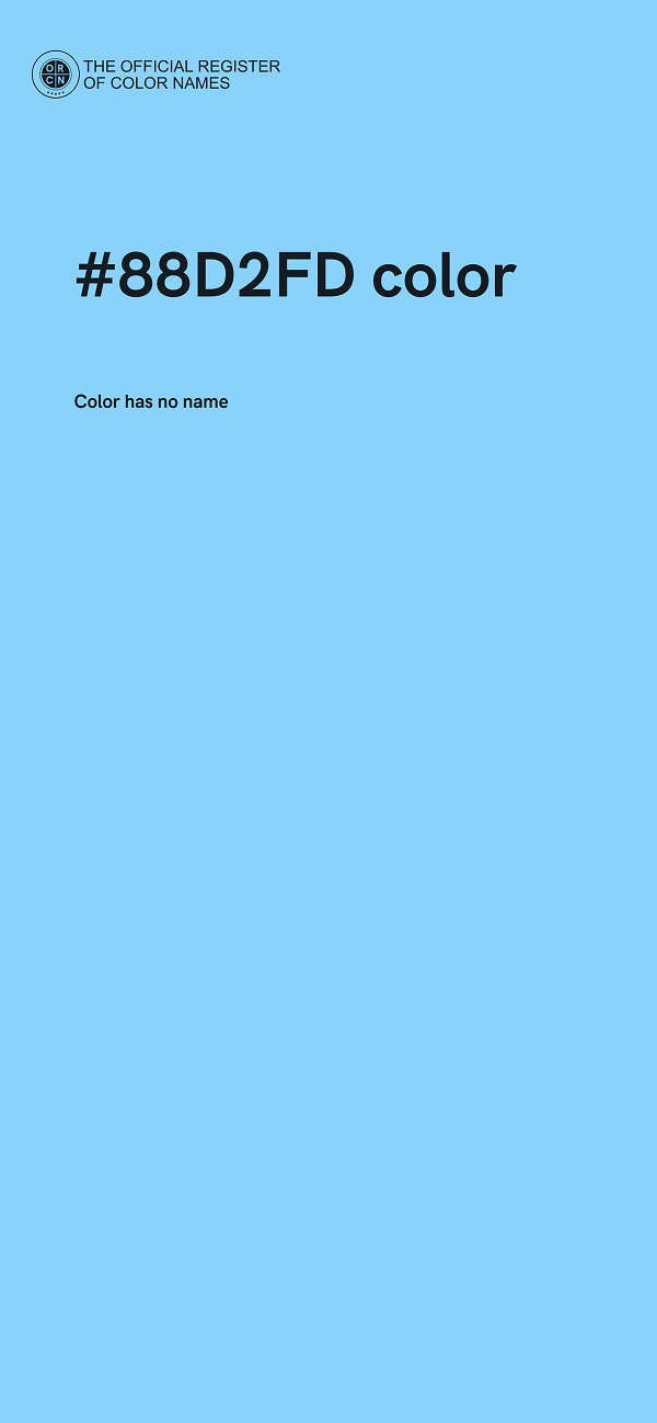 #88D2FD color image