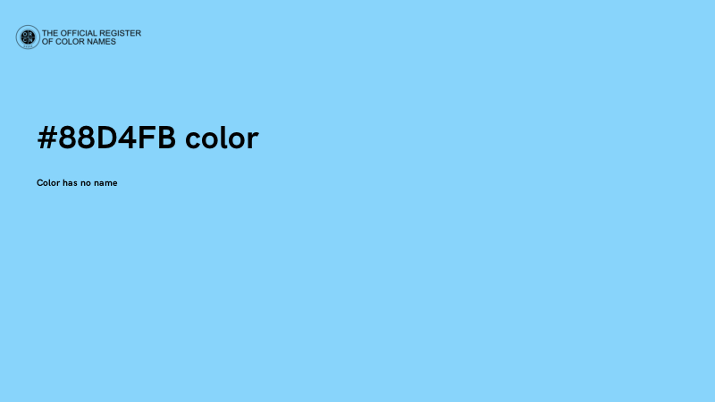 #88D4FB color image