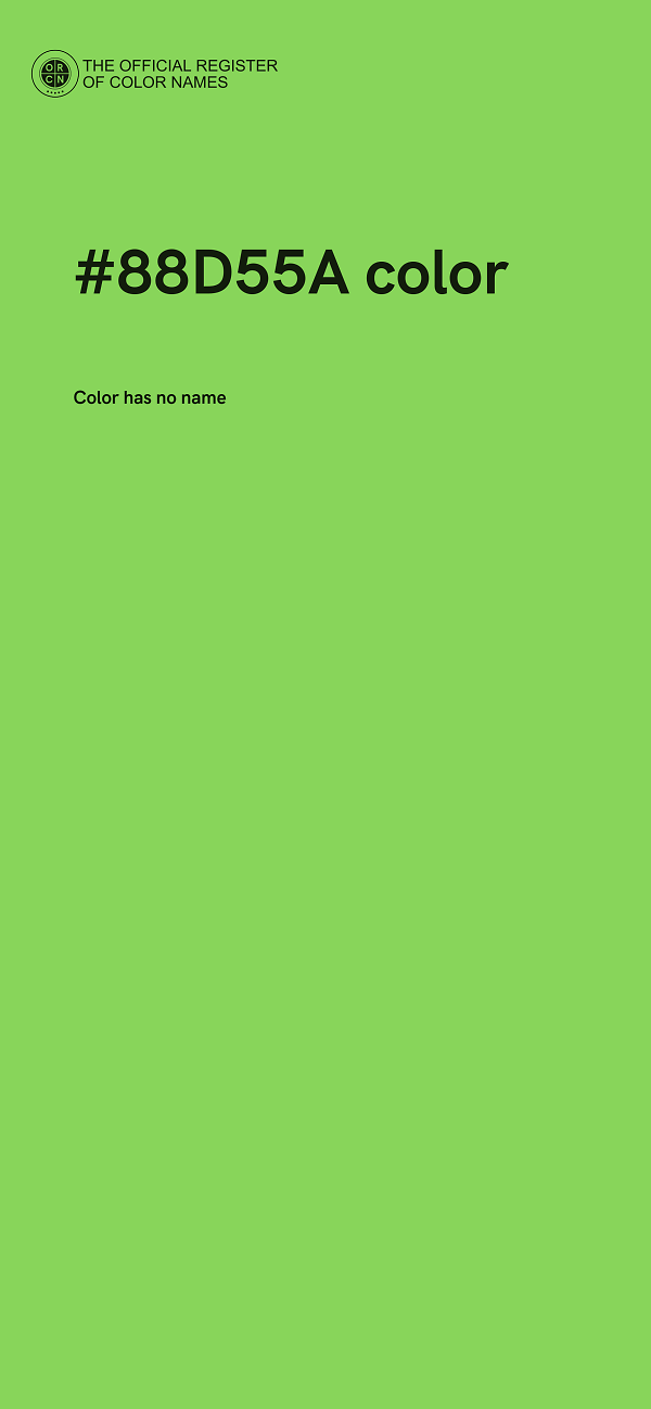 #88D55A color image