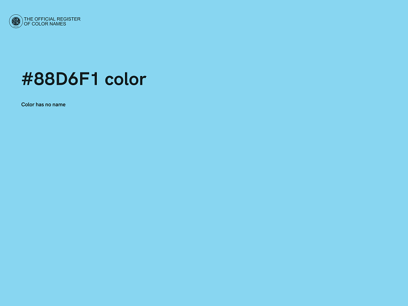 #88D6F1 color image