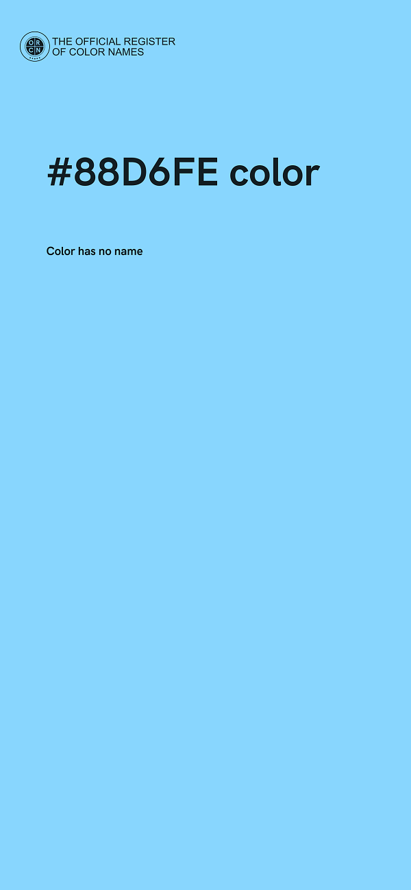 #88D6FE color image