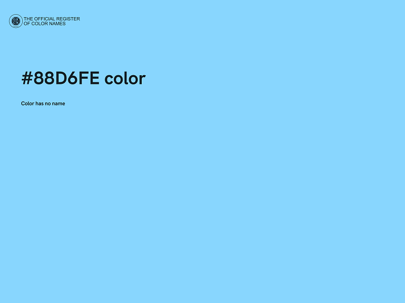 #88D6FE color image