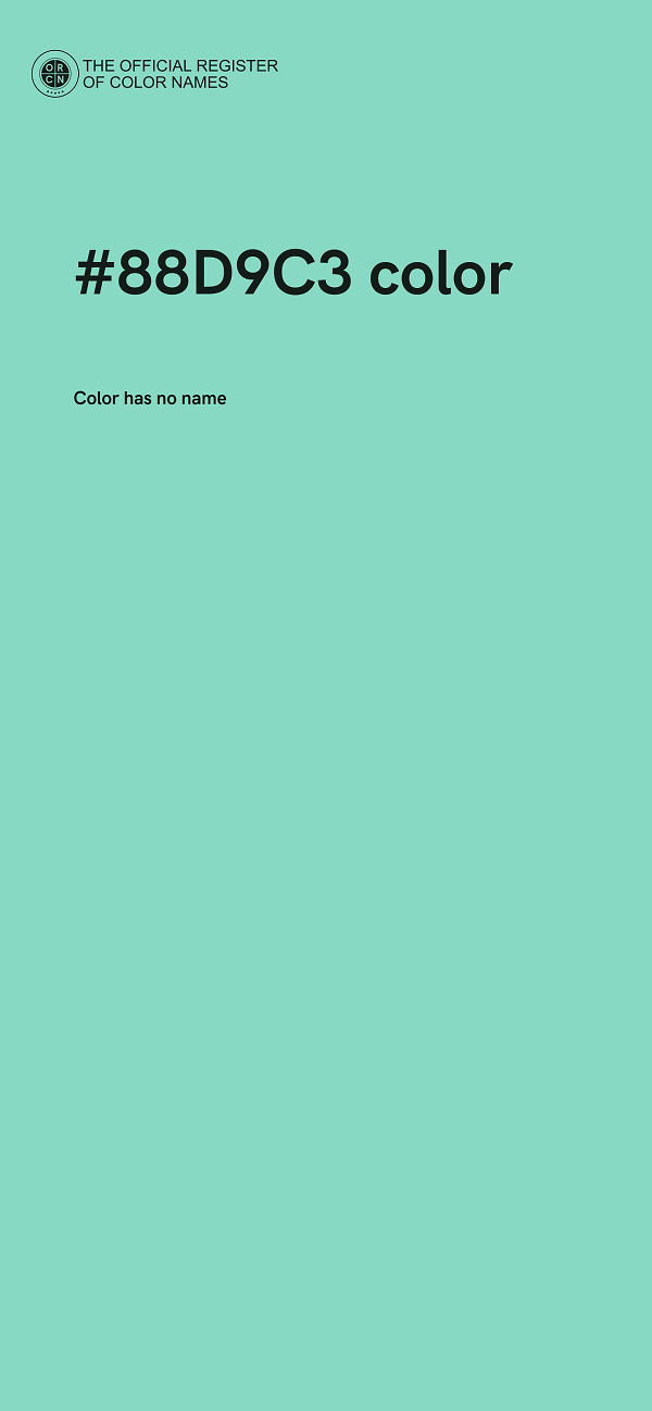 #88D9C3 color image