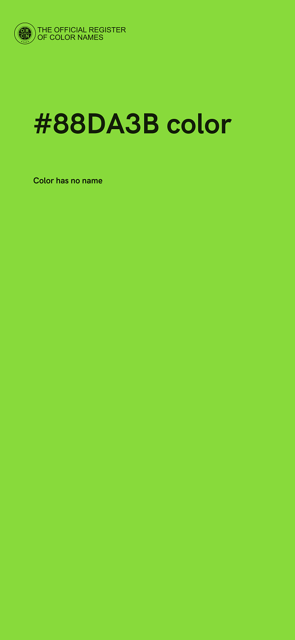 #88DA3B color image