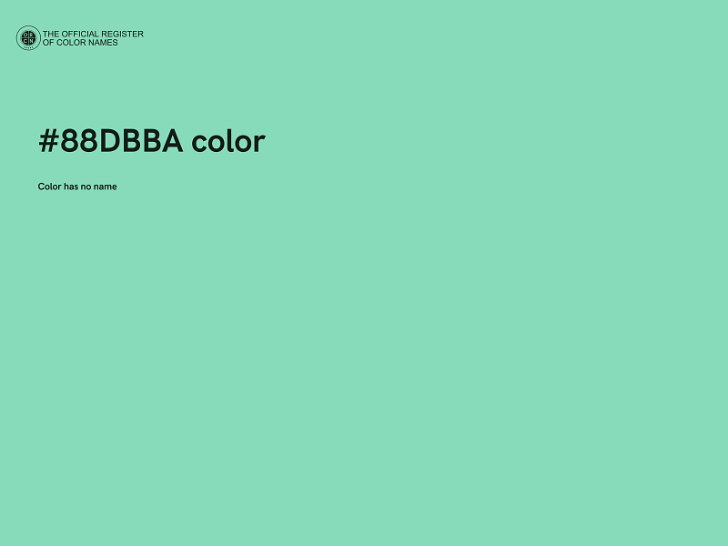 #88DBBA color image