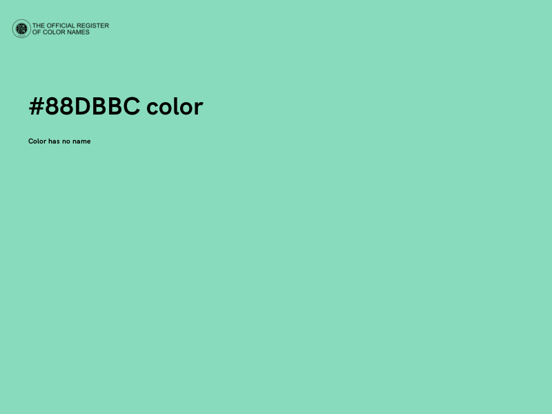 #88DBBC color image