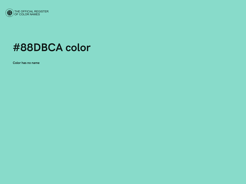 #88DBCA color image