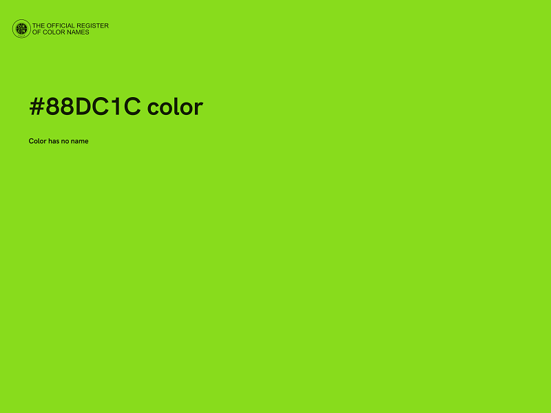 #88DC1C color image