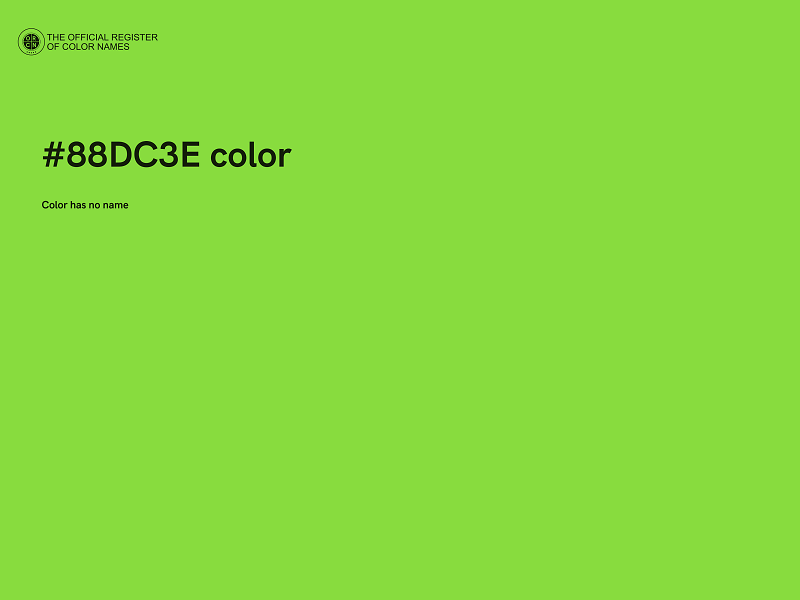 #88DC3E color image