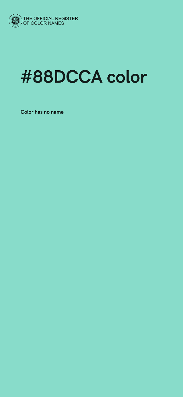 #88DCCA color image