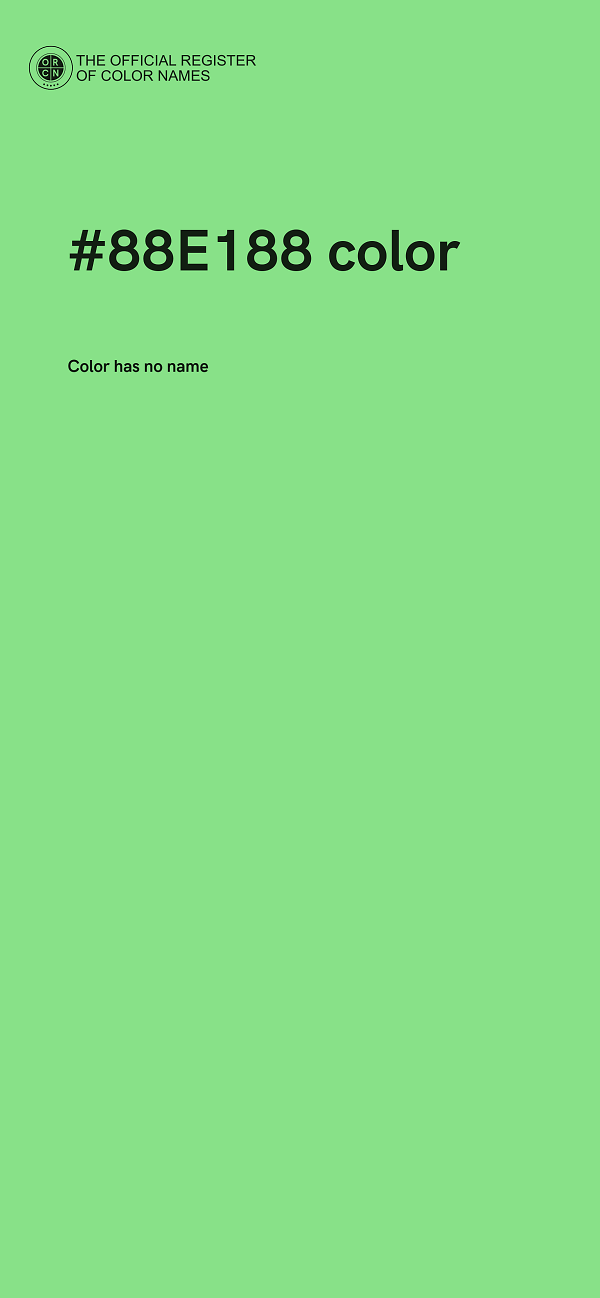 #88E188 color image
