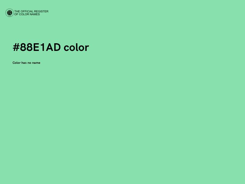 #88E1AD color image