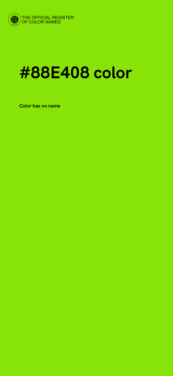 #88E408 color image