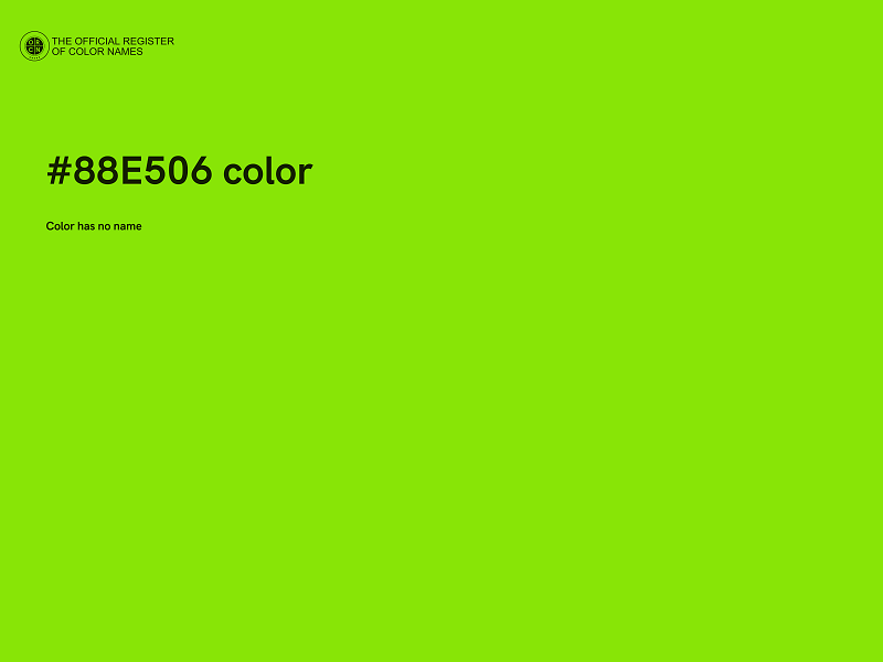 #88E506 color image