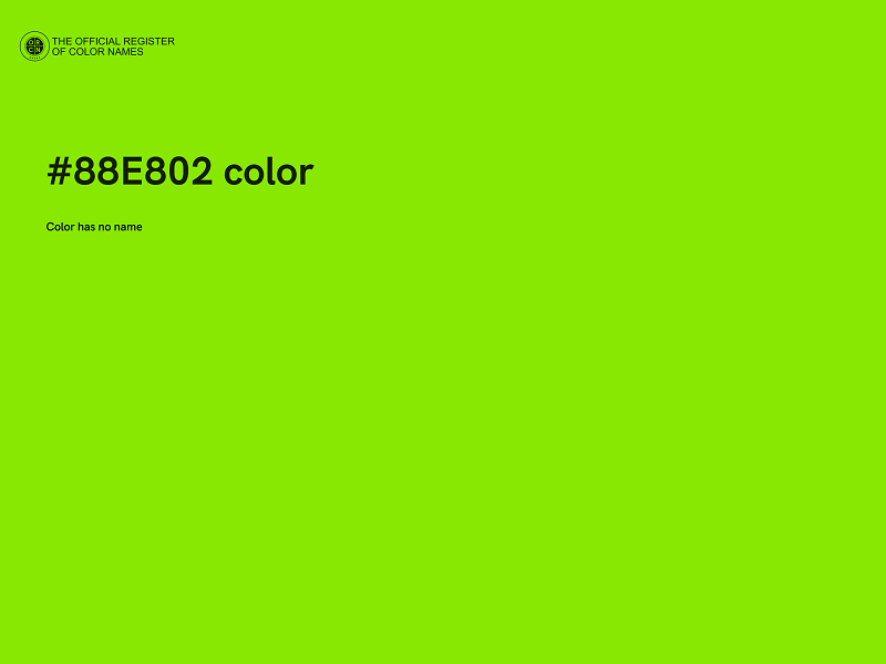 #88E802 color image