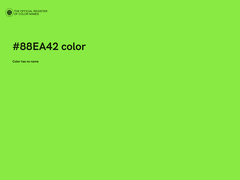 #88EA42 color image