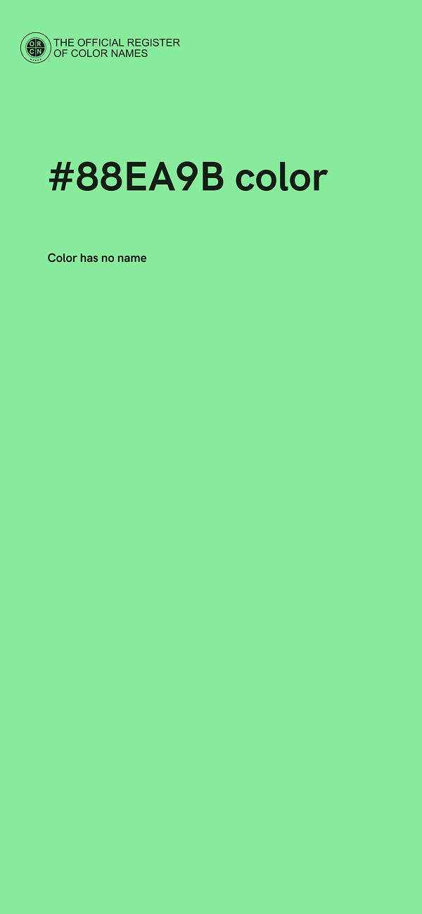 #88EA9B color image