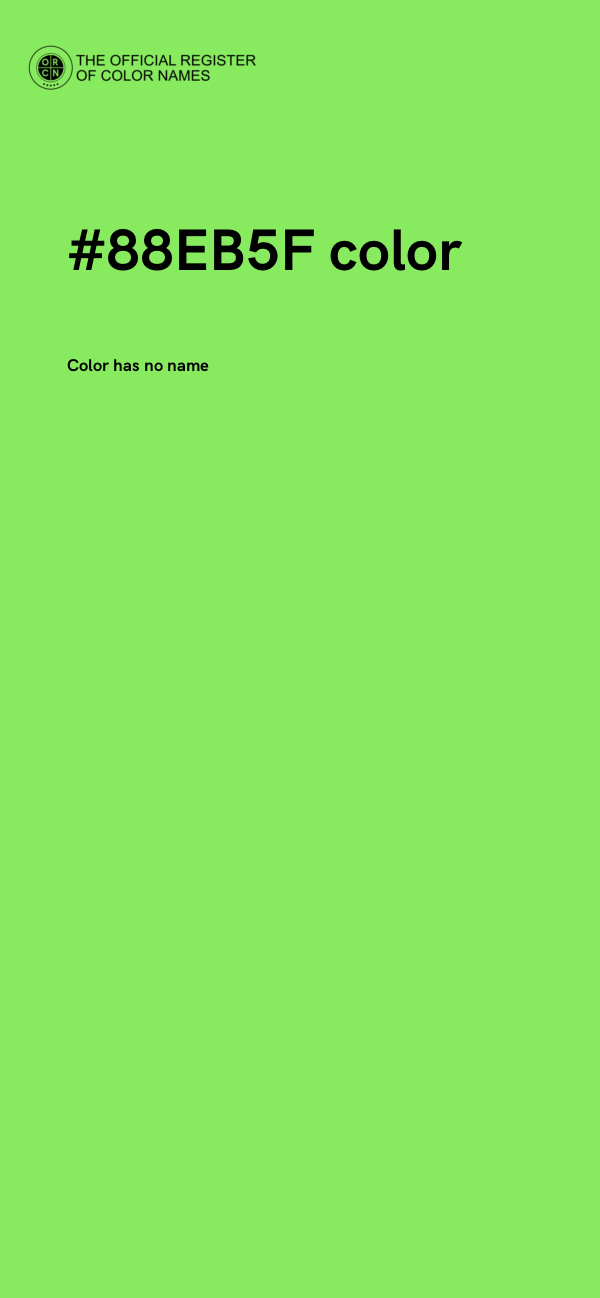 #88EB5F color image
