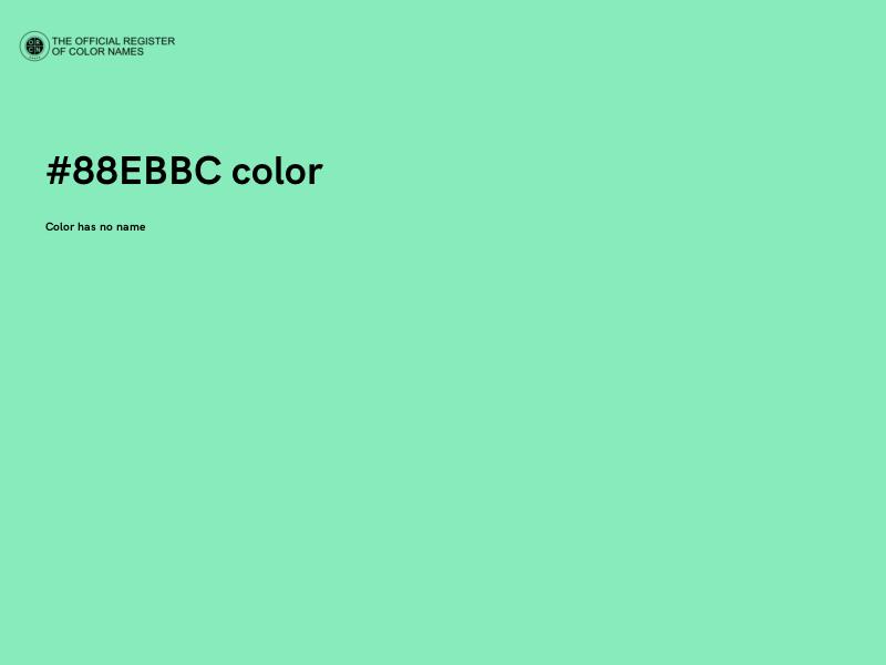 #88EBBC color image
