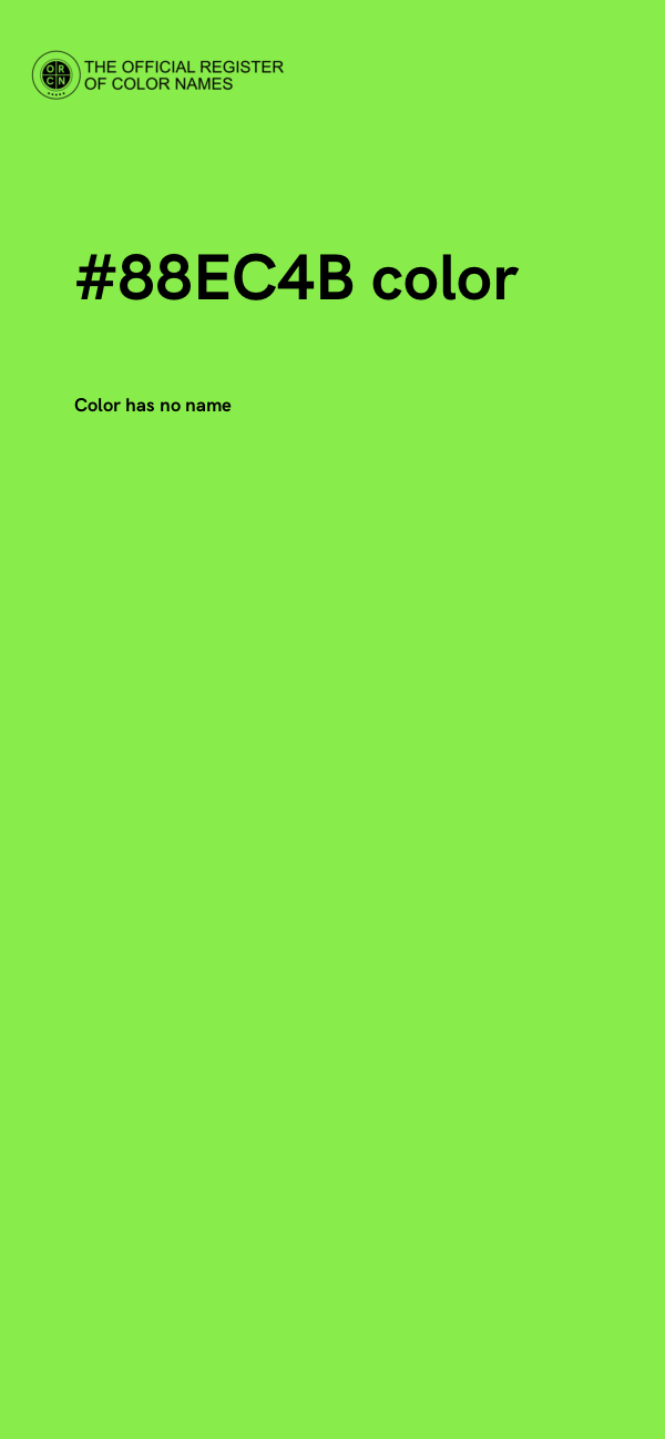#88EC4B color image