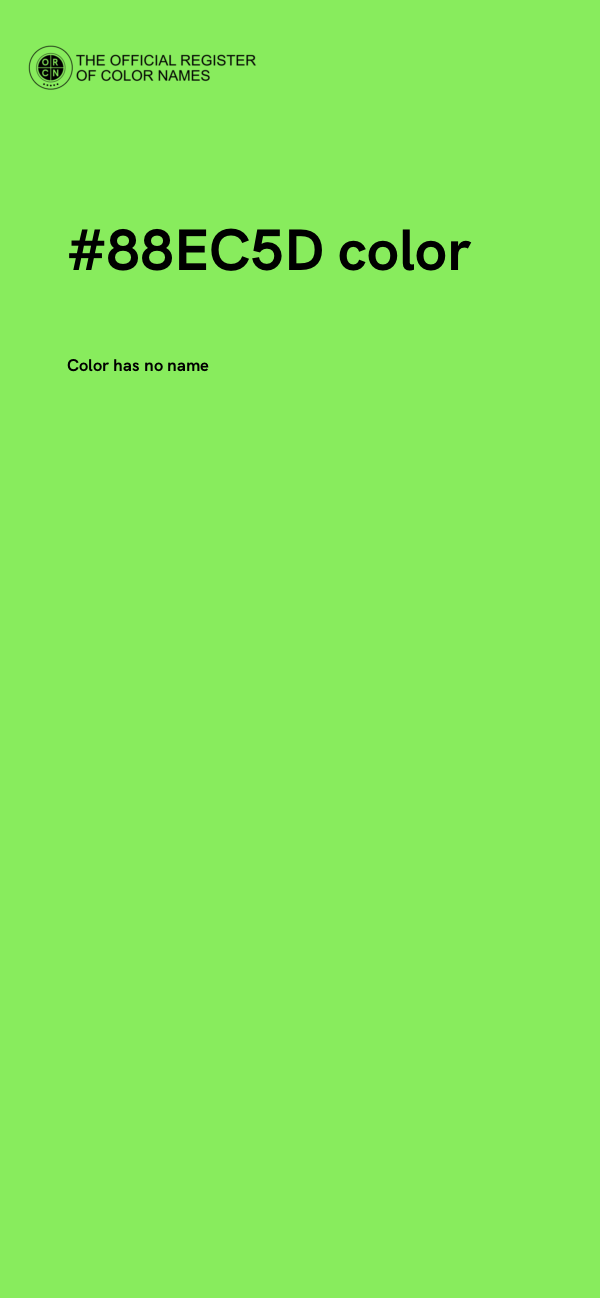 #88EC5D color image
