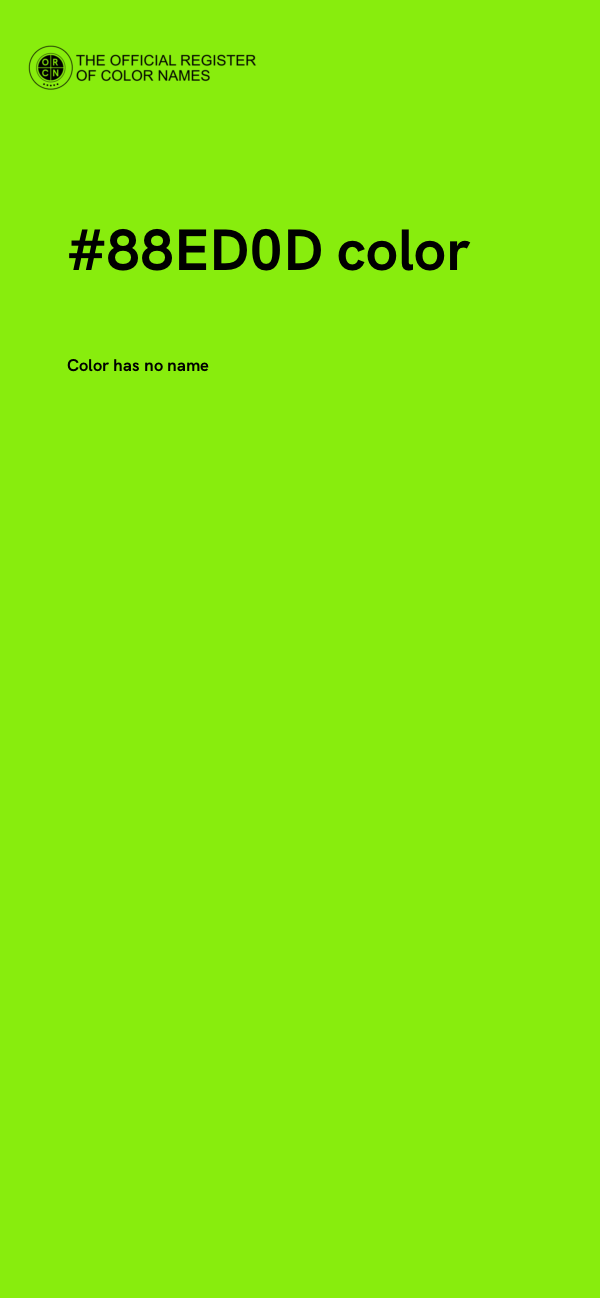 #88ED0D color image