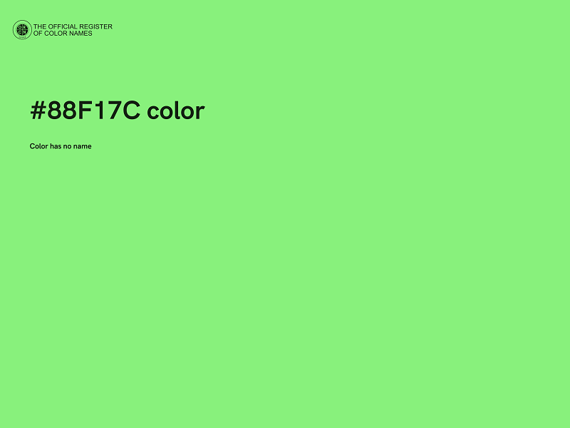 #88F17C color image