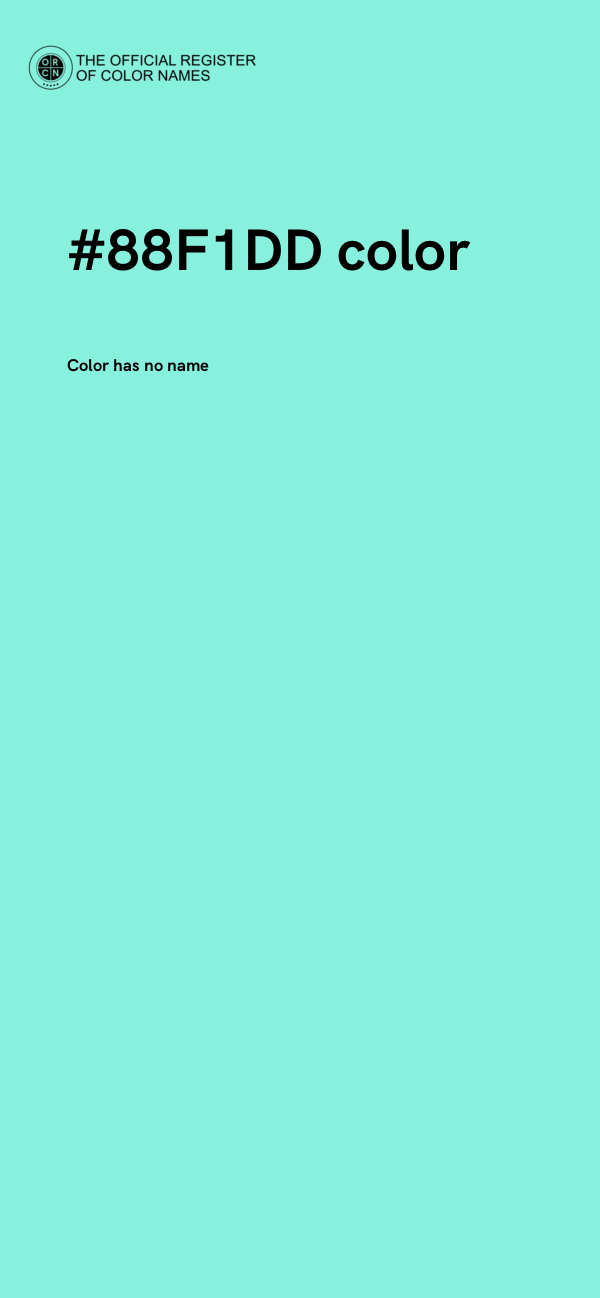 #88F1DD color image