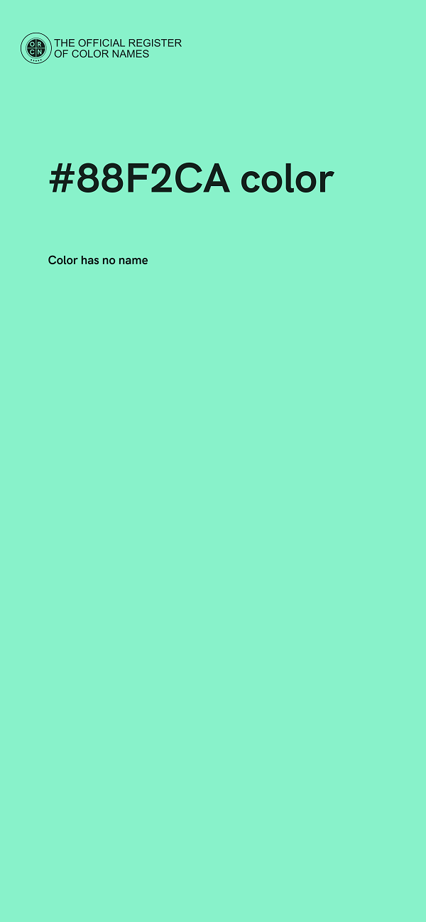 #88F2CA color image