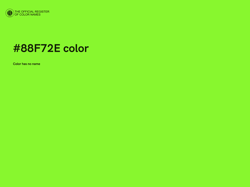 #88F72E color image