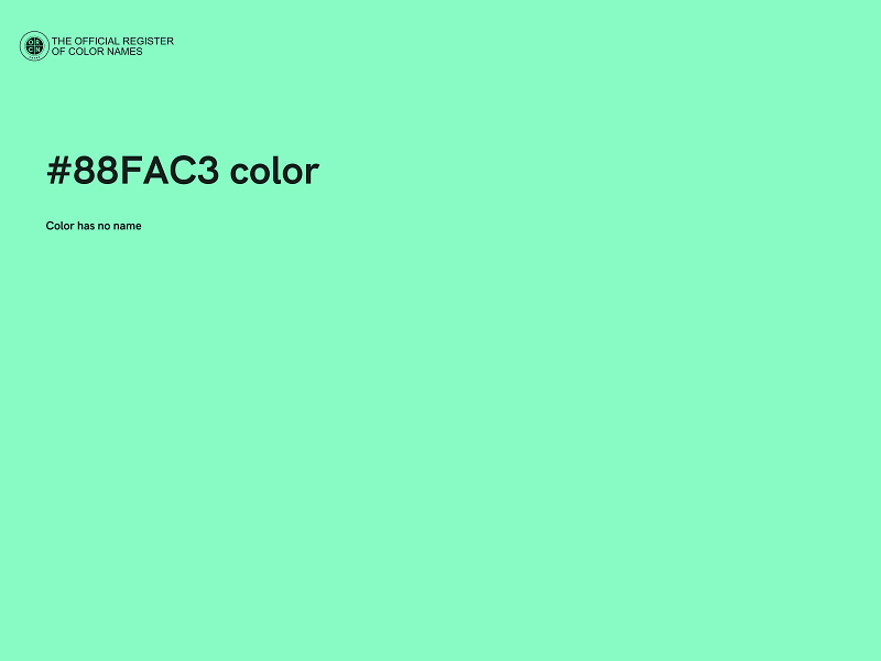 #88FAC3 color image