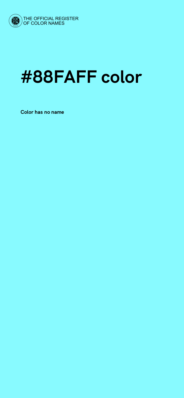 #88FAFF color image