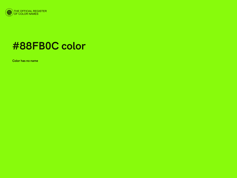 #88FB0C color image