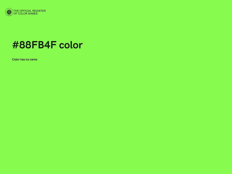 #88FB4F color image