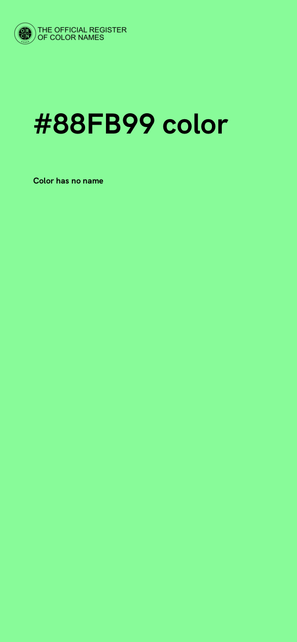 #88FB99 color image
