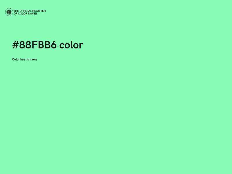#88FBB6 color image