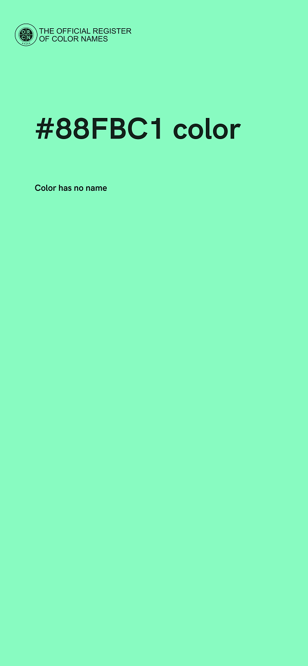 #88FBC1 color image