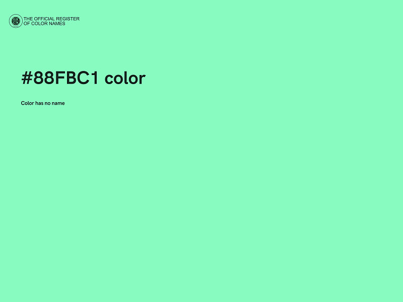 #88FBC1 color image