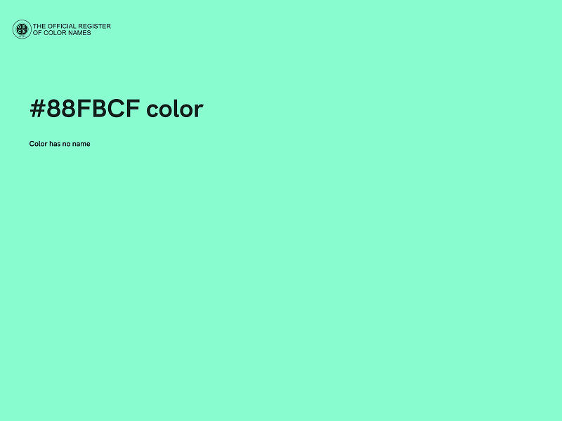 #88FBCF color image