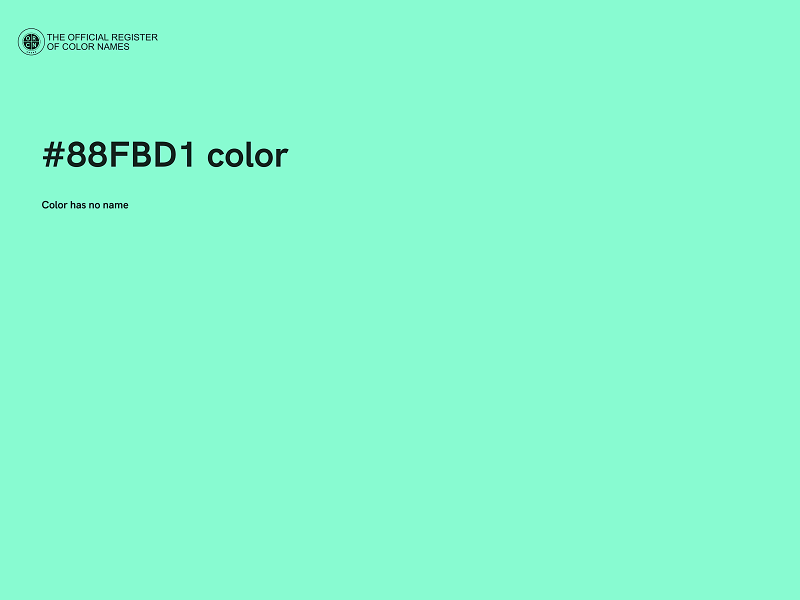 #88FBD1 color image