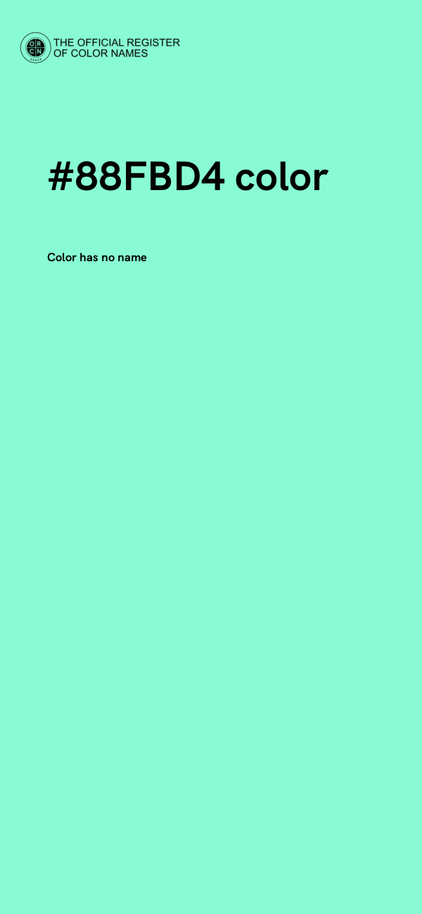 #88FBD4 color image