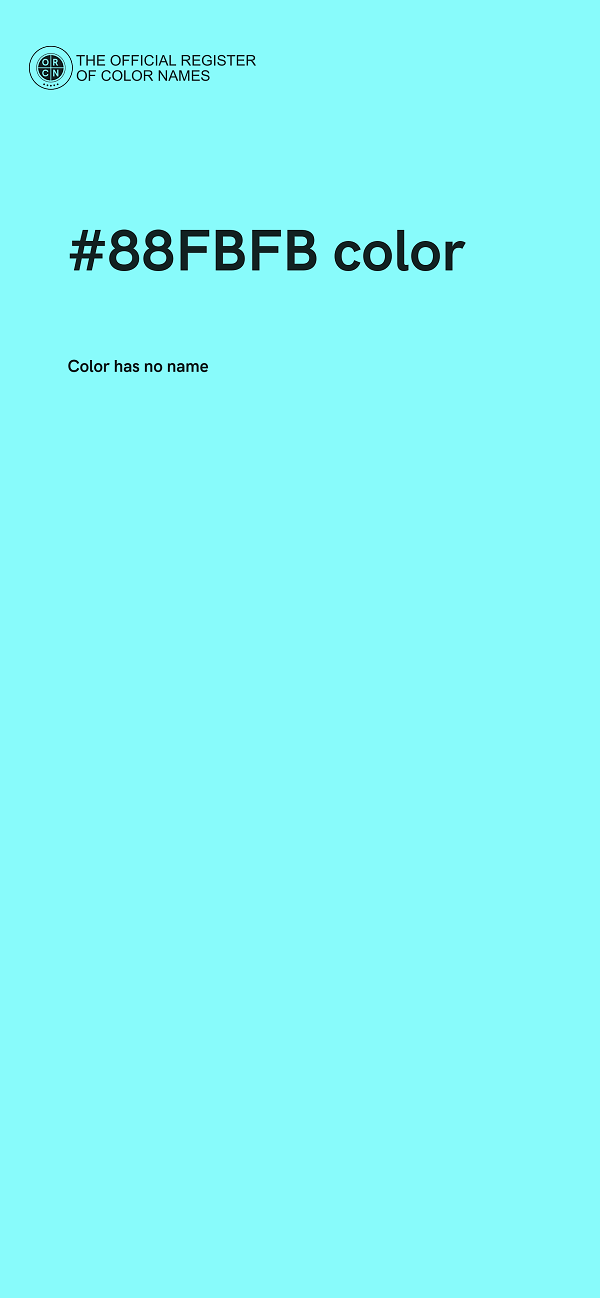 #88FBFB color image