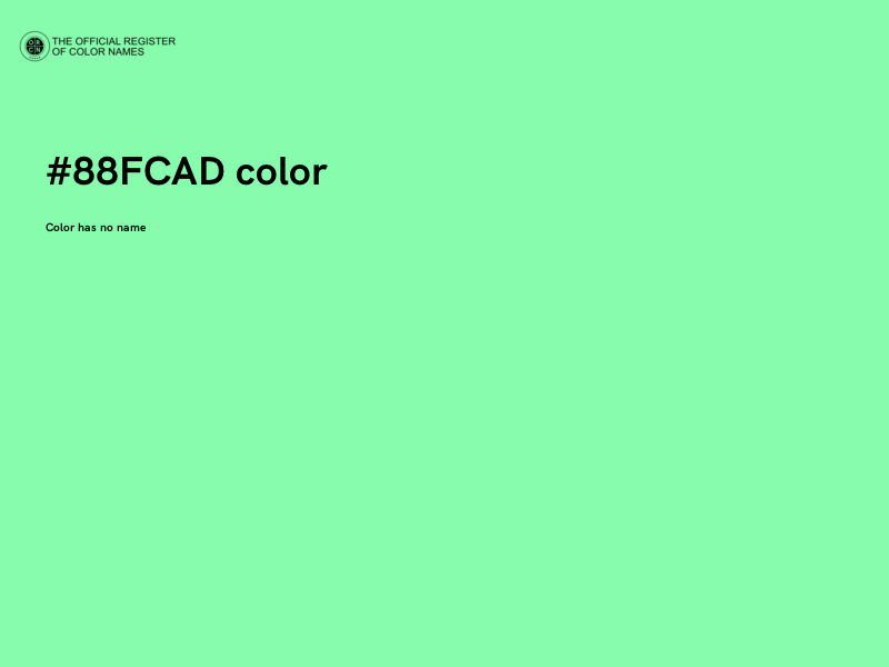 #88FCAD color image