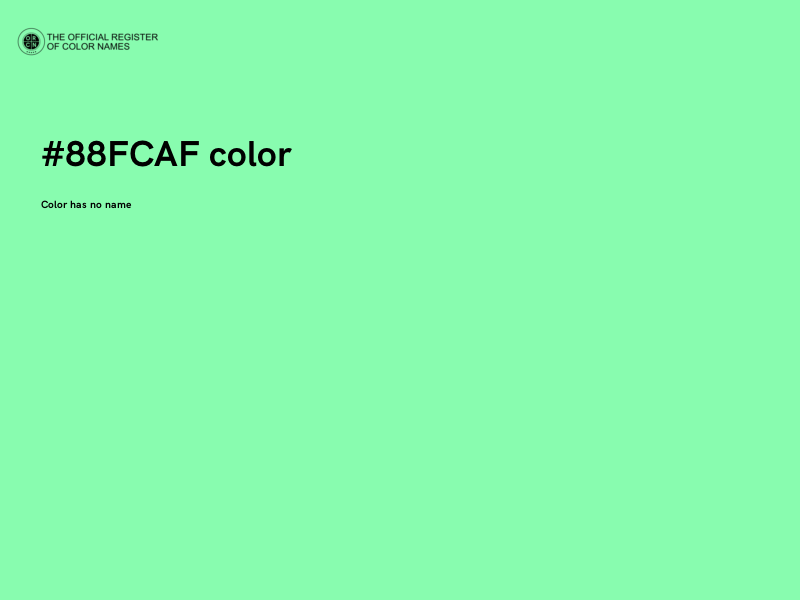 #88FCAF color image