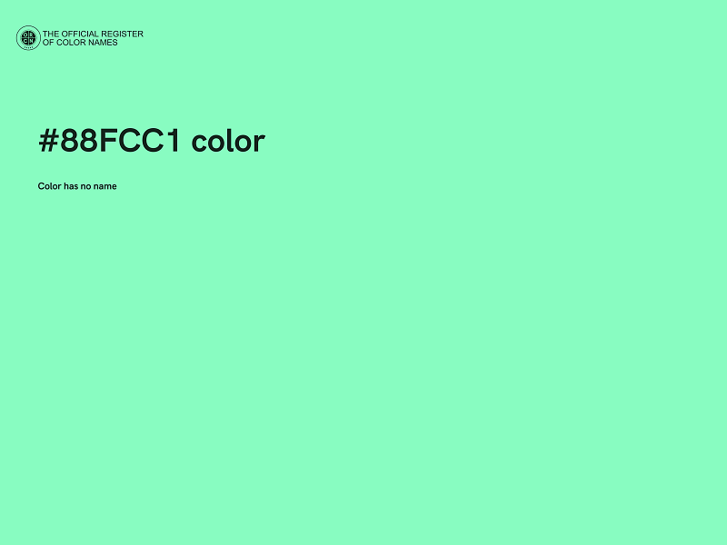 #88FCC1 color image