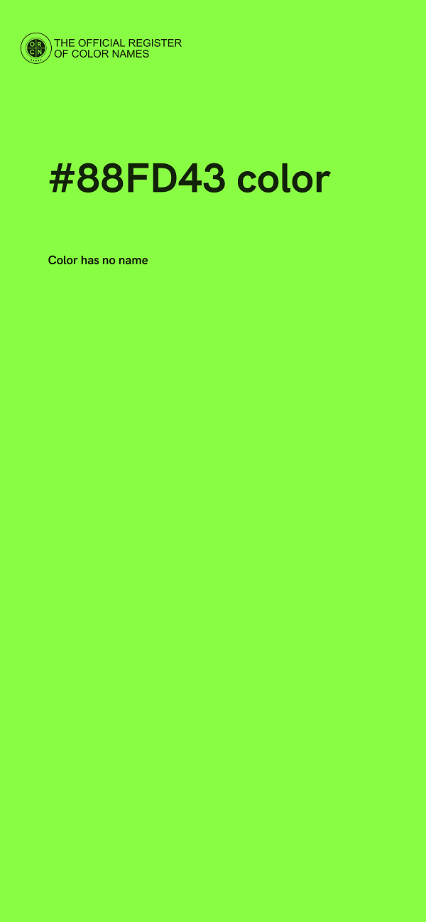 #88FD43 color image