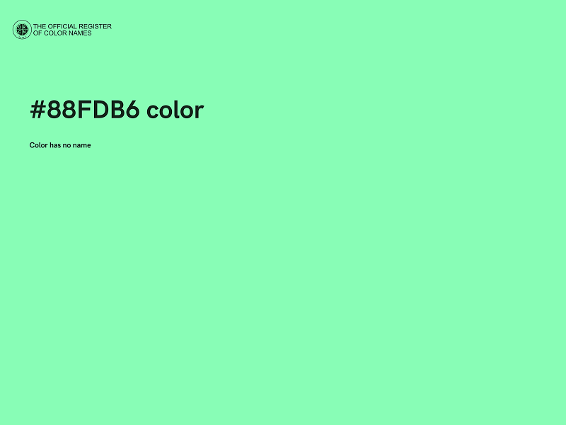 #88FDB6 color image