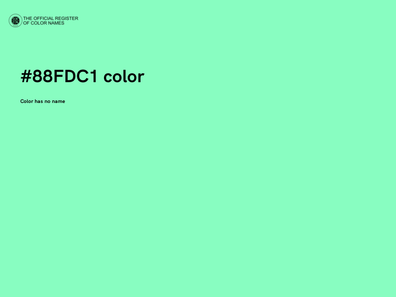#88FDC1 color image